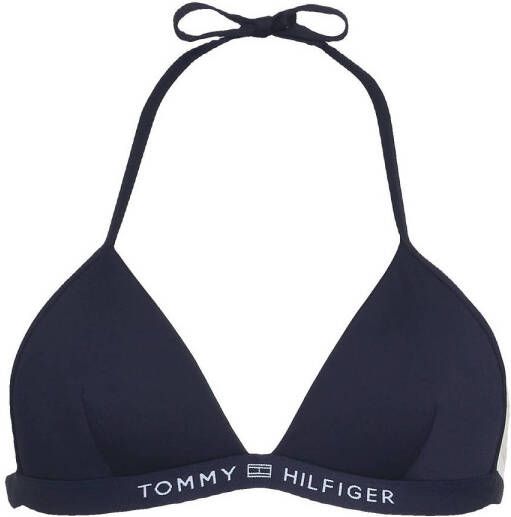 Tommy Hilfiger voorgevormde triangel bikinitop donkerblauw