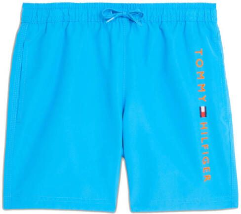 Tommy Hilfiger zwemshort blauw Jongens Gerecycled polyester (duurzaam) 152 164
