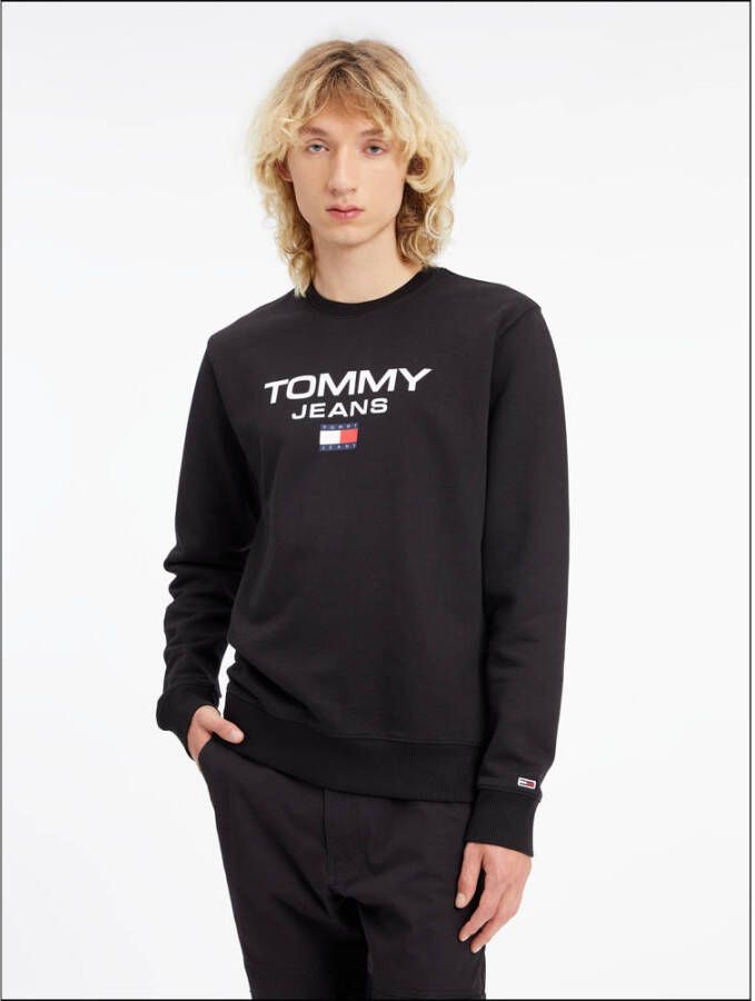 Tommy Jeans sweater met logo bds black