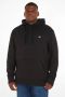 Tommy Jeans Big & Tall hoodie van gerecycled polyester black - Thumbnail 1