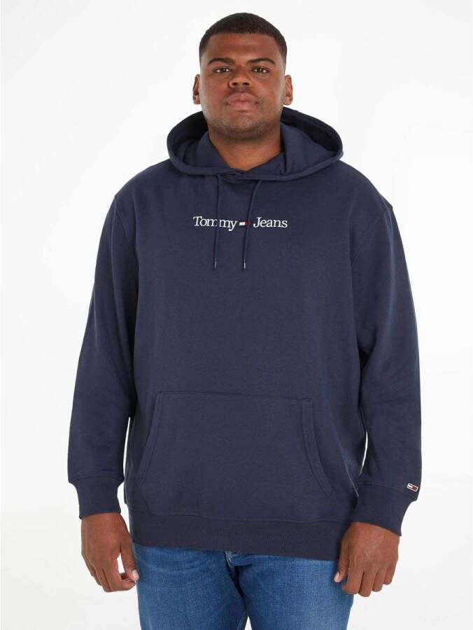 Tommy Jeans Big & Tall hoodie met logo c87 twilight navy