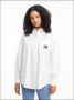 Tommy Jeans Overhemdblouse met labelpatch model 'BADGE BOYFRIEND SHIRT' - Thumbnail 1