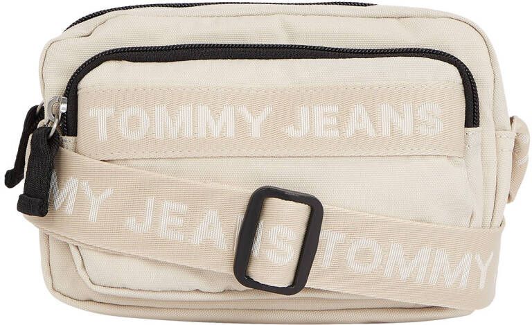 Tommy Jeans crossbody tas met logo Essential zand