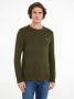 Tommy Hilfiger Jersey Tjm Essential Crew Neck Tommy Jeans Green Heren - Thumbnail 1