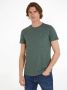 Tommy Jeans gemêleerd slim fit T-shirt collegiate green - Thumbnail 1