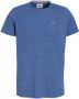 Tommy Jeans gemêleerd slim fit T-shirt Jaspe ultra blue - Thumbnail 1