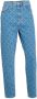 Tommy Jeans Blauw Geruite Dames Jeans met Rits en Knoopsluiting Blue Dames - Thumbnail 2