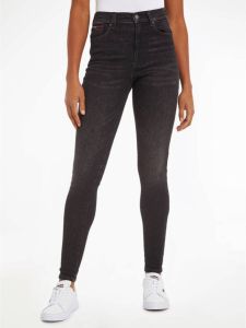 Tommy Jeans high waist skinny jeans denim black