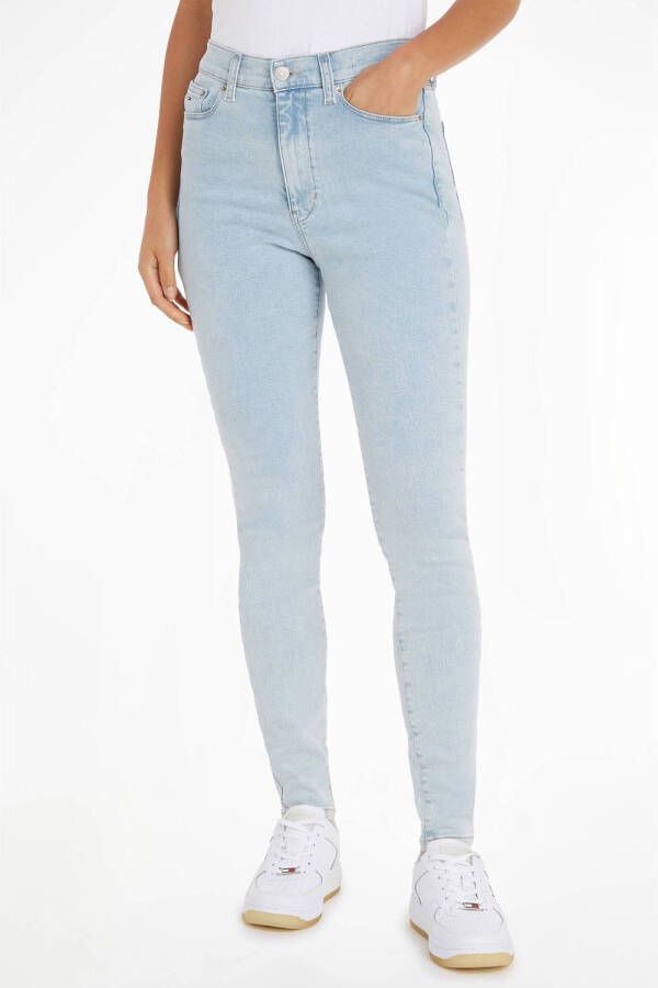 Tommy Jeans high waist skinny jeans Sylvia light blue