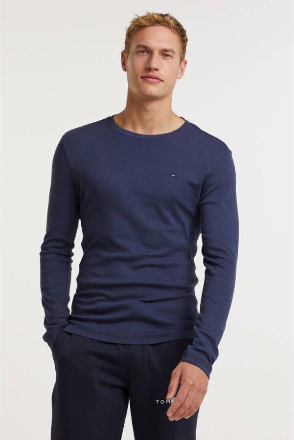 TOMMY JEANS Shirt met lange mouwen TJM ORIGINAL RIB LONGSLEEVE TEE