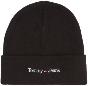 Tommy Jeans Beanie met labelstitching model 'SPORT'