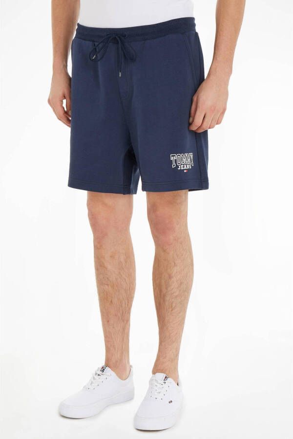 Tommy Jeans regular fit short met logo twilight navy