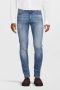 Tommy Jeans Blauwe effen jeans met ritssluiting en knoopsluiting Blue Heren - Thumbnail 4