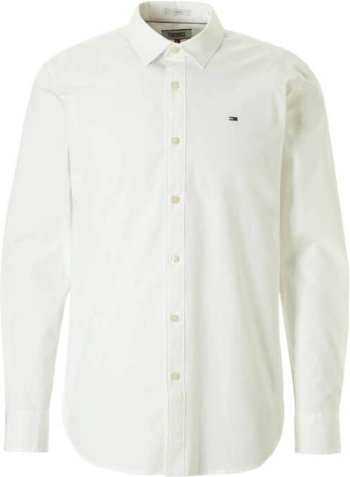 TOMMY JEANS Overhemd met lange mouwen Sabim Stretch Hemd Shirt Stretch shirt premium slim fit met elastaan - Foto 5