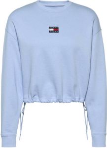 Tommy Jeans sweater met biologisch katoen lichtblauw