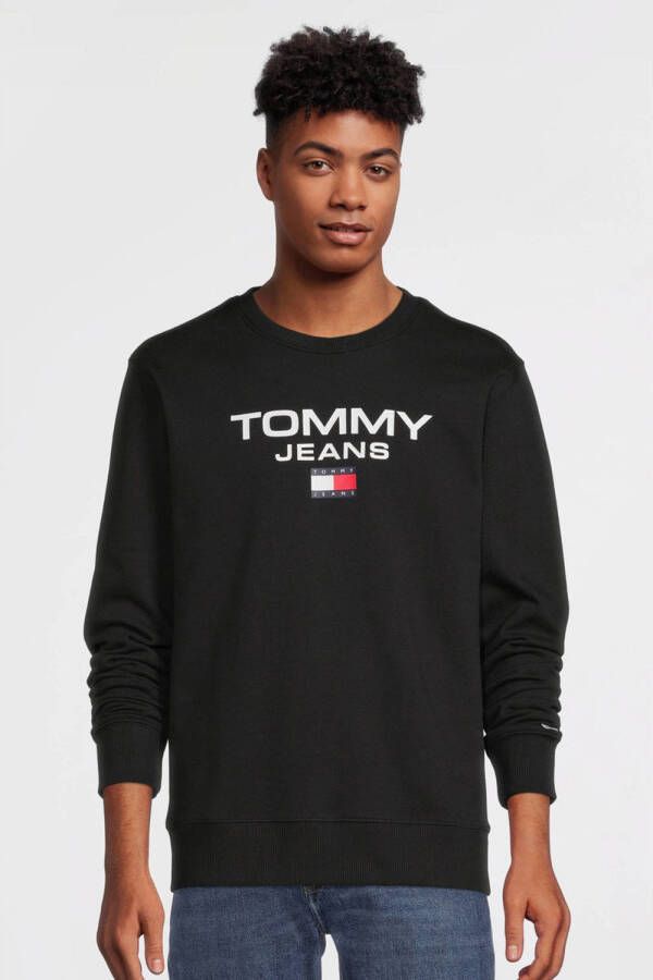 TOMMY JEANS Sweatshirt TJM REG ENTRY CREW met logoprint