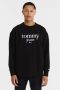 Tommy Jeans Sweatshirt met labelstitching model 'REG' - Thumbnail 1