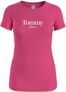 TOMMY JEANS Shirt met korte mouwen TJW SKINNY ESSENTIAL LOGO 1 SS