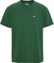 TOMMY JEANS Heren Polo's & T-shirts Tjm Clsc Tommy Xs Badge Tee Donkergroen - Thumbnail 2