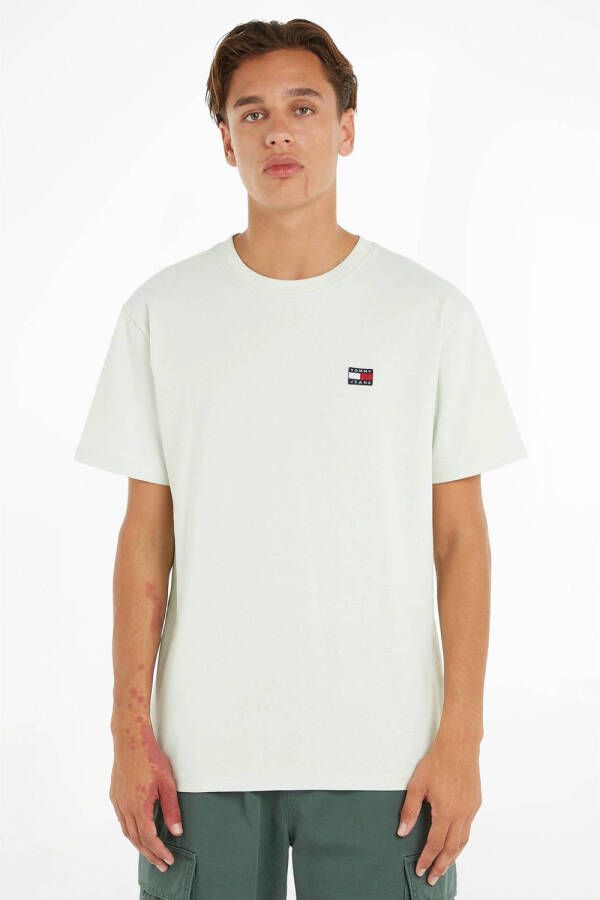 TOMMY JEANS Heren Polo's & T-shirts Tjm Clsc Tommy Xs Badge Tee Mint