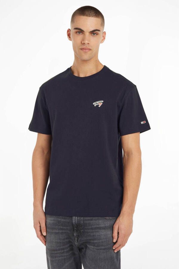 Tommy Jeans T-shirt SIGNATURE met logo desert sky