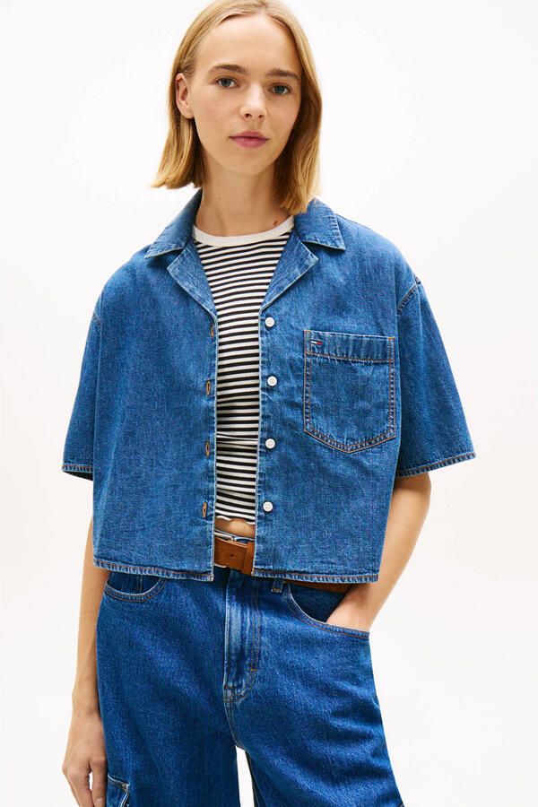 Tommy Jeans blouse medium blue denim
