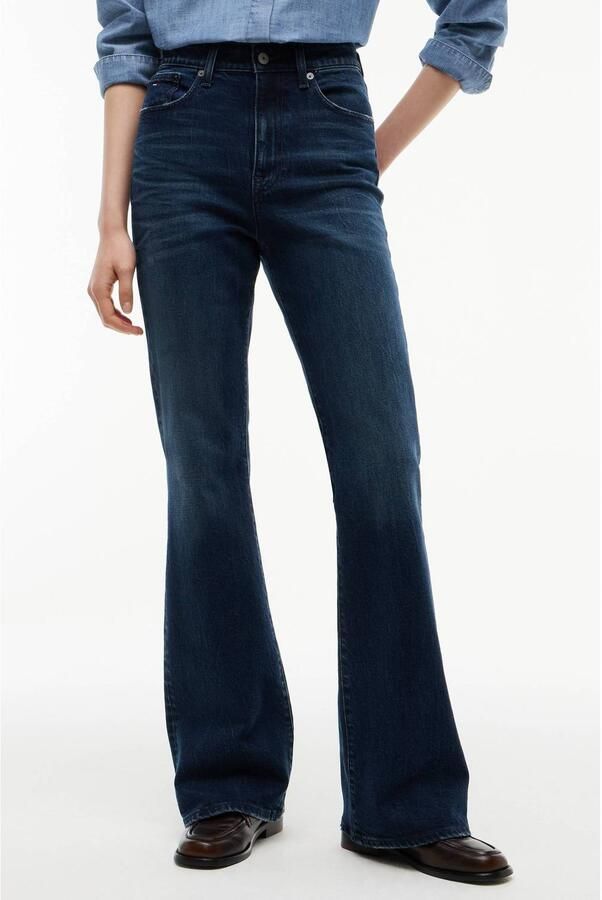 Tommy Jeans bootcut jeans donkerblauw