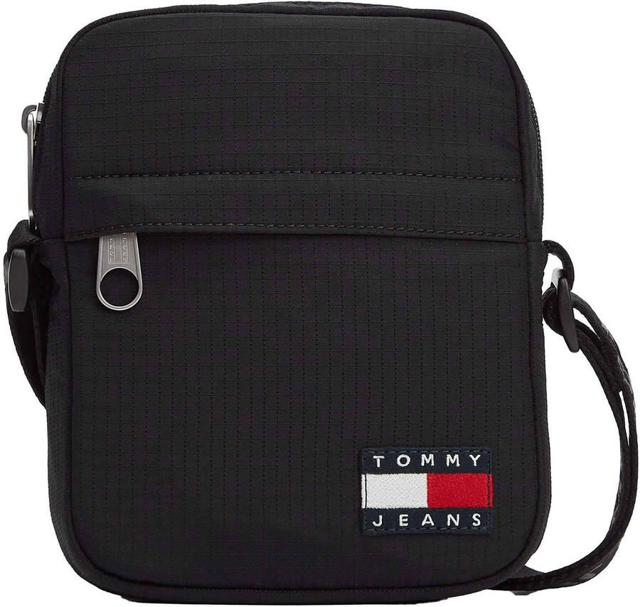Tommy Jeans crossbody tas TJM Essential Daily zwart
