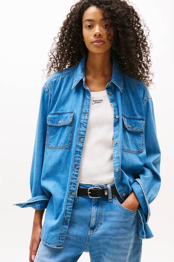 TOMMY JEANS blouse LS RELAXED DENIM SHIRT EXT - Foto 2