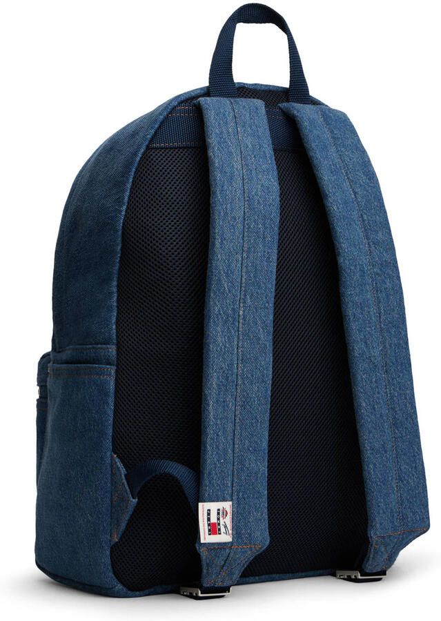 Tommy Jeans denim rugzak TJM Utility blauw - Foto 3