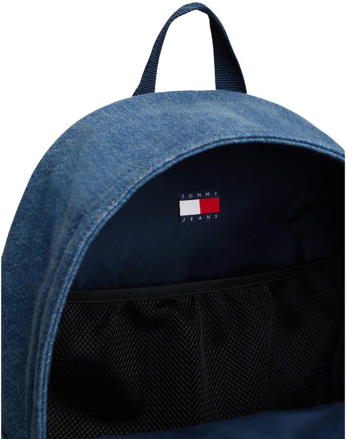 Tommy Jeans denim rugzak TJM Utility blauw - Foto 2