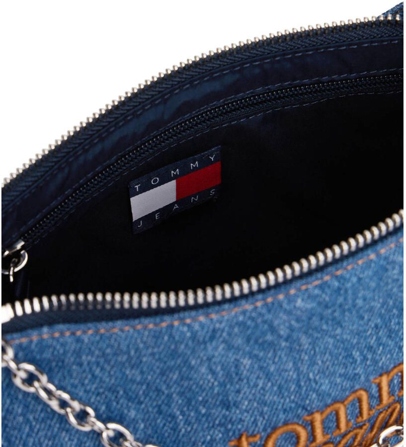 Tommy Jeans denim schoudertas TJW Cool blauw - Foto 2