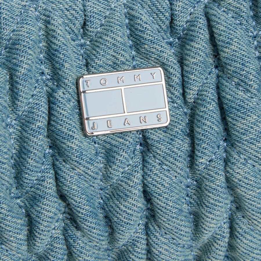 TOMMY JEANS Schoudertas TJW ICONIC SHOULDER DENIM dames avondtas handtas met elegante kettinghandvat - Foto 3