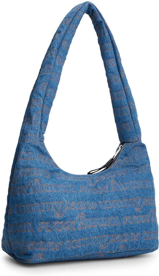 Tommy Jeans denim schoudertas TJW Urban blauw - Foto 3