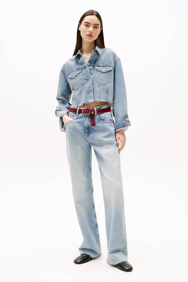 Tommy Hilfiger Spijkerjack CROPPD TRCKR JKT RWB DW0DW21063