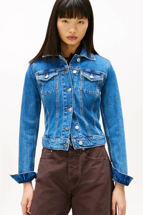 Tommy Jeans denim spijkerjas medium blue denim