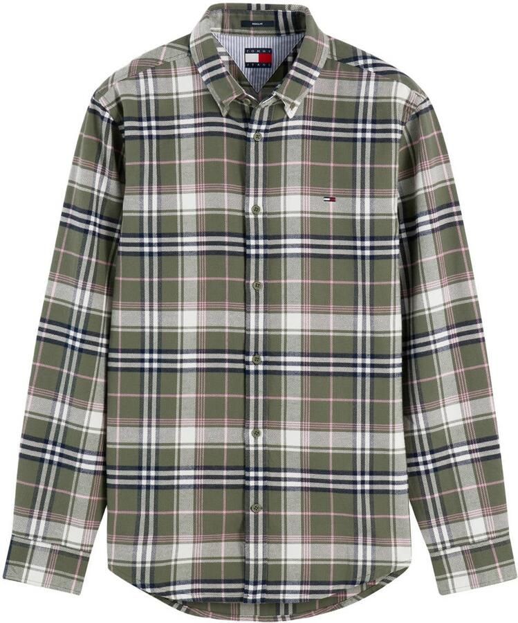 Tommy Jeans flanel regular fit geruit overhemd rocky mountain