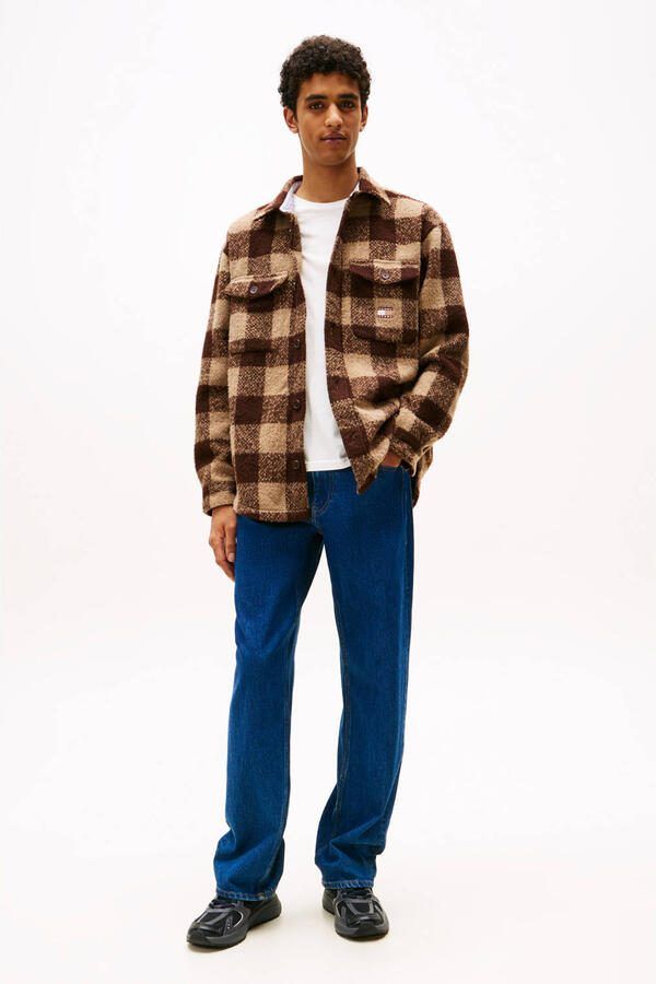 Tommy Jeans Loose fit vrijetijdsoverhemd met all-over motief - Foto 2