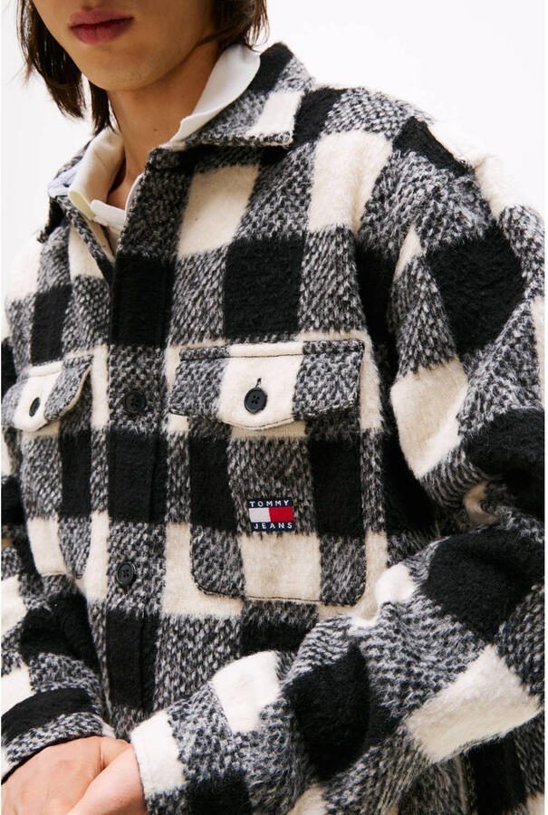 TOMMY JEANS Heren Overshirts Tjm Check Overshirt Ext Multi - Foto 6