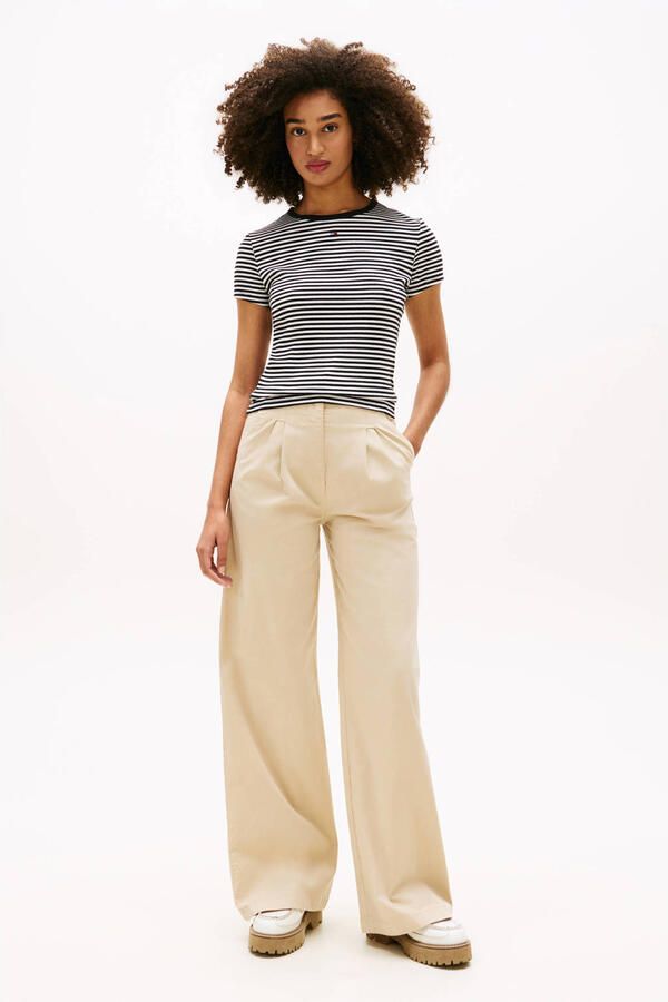 TOMMY JEANS Dames Tops & T-shirts Tjw Slim Essential Rib Ss Ext Multi - Foto 6