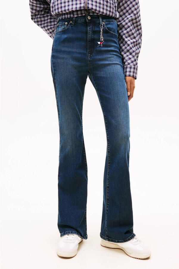 TOMMY JEANS Dames Jeans Sylvia Hgh Flr Ei1260 Donkerblauw - Foto 5