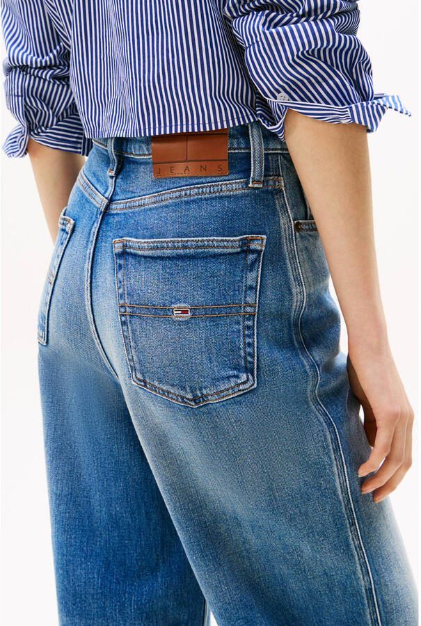 Tommy Jeans high waist wide leg jeans dark blue denim - Foto 2