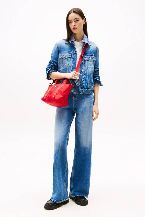 Tommy Jeans high waist wide leg jeans dark blue denim - Foto 3