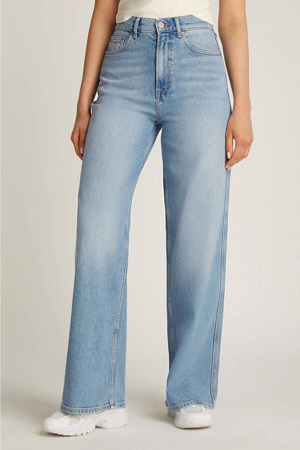 Tommy Jeans high waist wide leg jeans light blue denim - Foto 2