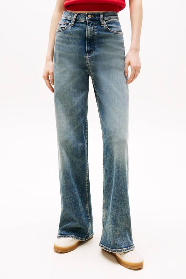 Tommy Jeans high waist wide leg jeans medium blue denim - Foto 3