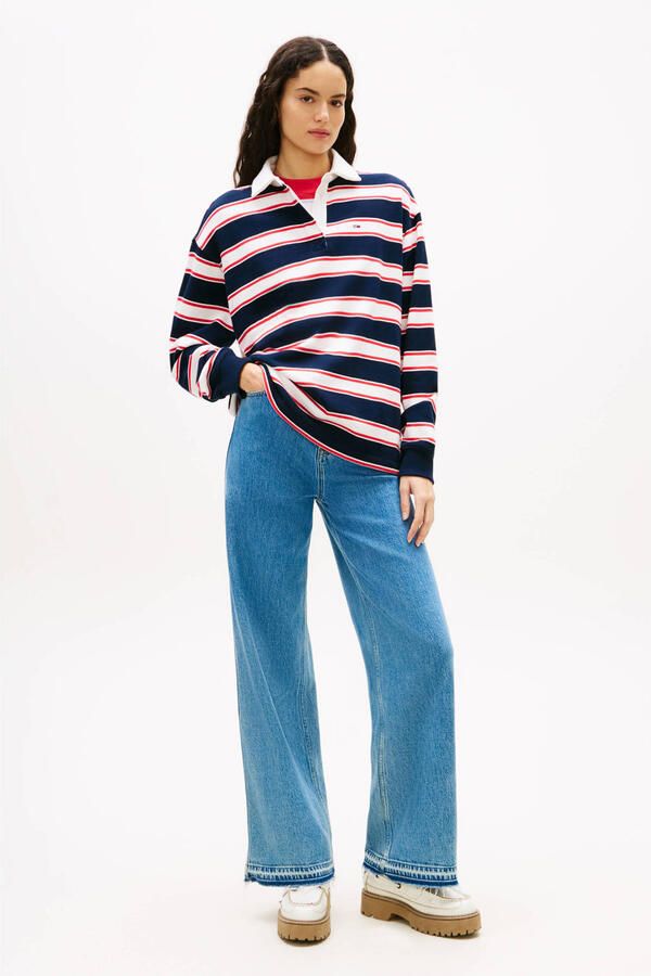 Tommy Jeans high waist wide leg jeans medium blue denim - Foto 2