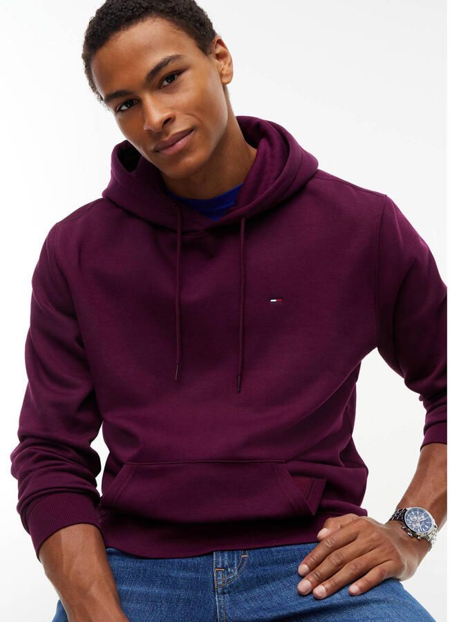 TOMMY JEANS Heren Truien & Vesten Tjm Reg S Flag Hoodie Ext Bordeaux - Foto 6
