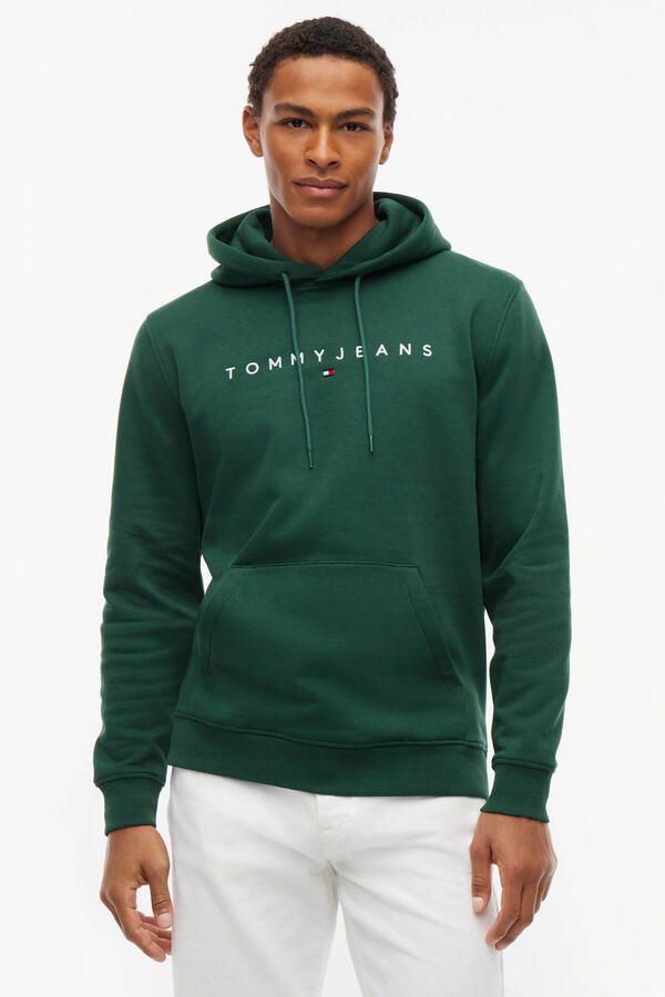 Tommy Jeans Regular fit hoodie met logo-opschrift