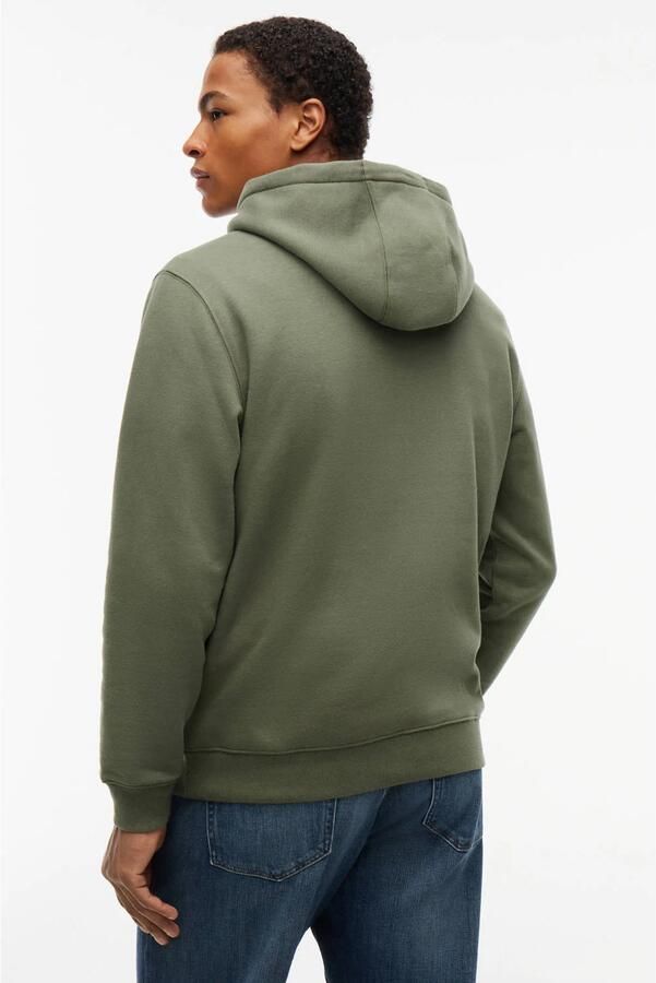 TOMMY JEANS Heren Truien & Vesten Tjm Reg S Flag Hoodie Ext Olijf - Foto 6