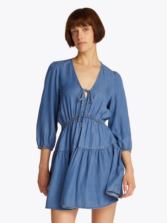 TOMMY JEANS Blousejurk TJW CHAMBRAY MINI DRESS EXT - Foto 3